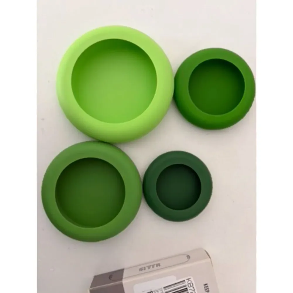 SIFTR Reusable food covers 4 pk SIlicone set - Various colors